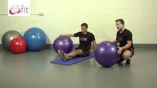 Shoulder, Chest, Arm, Back and Core Exercises using the 66fit Gym Ball - Part 4