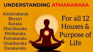 Aatmakaraka and Journey of soul in all 12 Houses