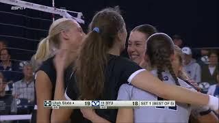 BYU vs Utah State | Women Volleyball Sep 18,2024