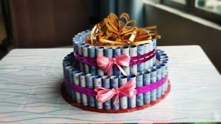 Money cake - DIY #diy #moneybouquet #bouquet