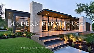 The Rise of Modern Farmhouses: Steel, Stone, and Timeless Design Ideas