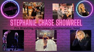 Stephanie Chase's Pro Wrestling Showreel- interviewer, commentator, host