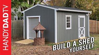 You Can Build Your Own Storage Shed! We'll show you how.