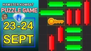 Hamster Kombat puzzle game minigames diamond September 23, September 24