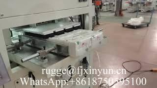 Automatic facial tissue paper bundle packing machine