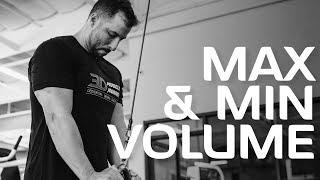 On Finding Maximum and Minimal Volume for Each Muscle Group