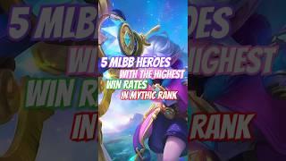 5 MLBB Heroes With The Highest Win Rates In Mythic Rank #mobilelegends #heroml #mlbb #mlbbheroes