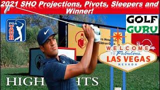 Fantasy GOlf - 2021 Shriners Hospital Open - Projections, Pivots, Picks, Sleepers & Winner