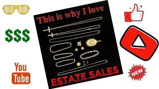 Buying Gold At Estate Sales & Yard Sales