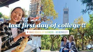 day in my life at uc berkeley haas | first day of college classes 