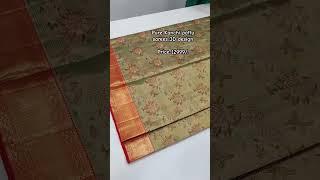 Price..12999/.. Pure Kanchipuram Handloom  pattu silk saree....dm for order what’s app no 9052032054