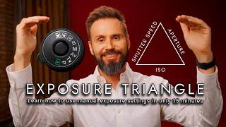 Master the Exposure Triangle in 15 Minutes: Shutter Speed, ISO, & Aperture Explained