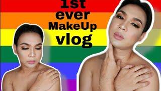 #Pageantlook #Makeuptutorial  My 1st Ever Make up  Vlog ( EASY MAKEUP PAGEANT LOOK)