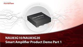 Nuvoton Smart Amplifier Product Demo Part 1