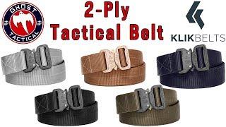 Ghost Reviews:  KLIK Tactical Belt Review:  Concealed Carry and Everyday Wear Belt