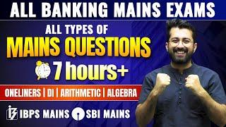 Complete Mains Quant Marathon  | All Question Types  | RRB PO / IBPS Clerk Mains by Aashish Arora