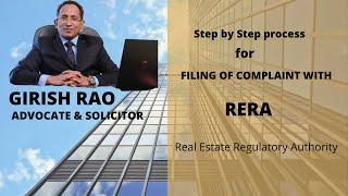 Step by Step process for filing complaint with RERA