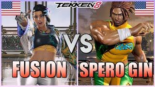 Tekken 8  ▰  FUSION (Ranked #1 Azucena) Vs Spero Gin (Ranked #9 Eddy) ▰ High Level Ranked Matches!