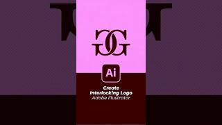 Create Interlocking Logo in Adobe Illustrator