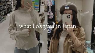 unpack with me  what I packed and what I thrifted (3 weeks in Japan)