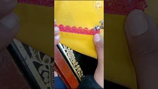 How to attach invisible lace || Invisible lace lagane ka tarika #shorts #shortvideos #samstitching