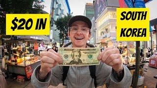 What can $20 get you in Seoul?  (Myeongdong Night Market)