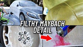 Kirli Bir Mercedes Maybach'ı Detaylandıran Araba... İç & Dış Restorasyon Nasıl Yapılır