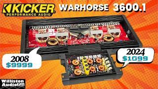 KICKER Warhorse is BACK! WXA3600.1 Mono Amp Dyno Test