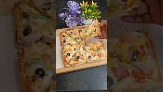 Viral bread pizza recipe #shorts #shortvideo #youtubeshorts #viralvideo #tranding #kalpanaskitchen