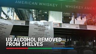 Ontario's main liquor store pulls US alcohol from shelves in response to Trump's tariffs