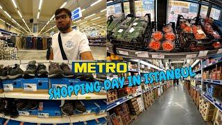 Shopping in Istanbul 2024 | Metro Super Market Istanbul | Turkey Travel Vlogs in Urdu & hindi