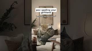 POV: spoiling your girlfriend. #youtubeshorts #cat #catvideos #short #funny #trending #viralvideo