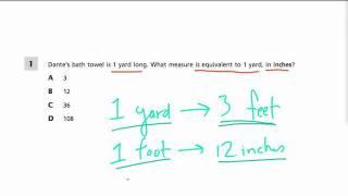 Yards to Inches - Grade 5 Common Core Standards