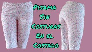 Cómo Hacer un Pantalón de Pijama Sin costura en los costados. Paso a Paso Fácil y Rápido. Clase #34