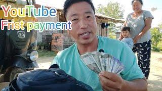 Finally  youtube first payment......