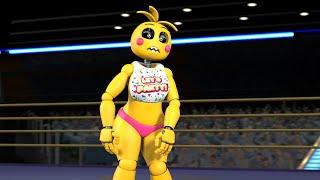 Toy chica is a wrestling Jobber ??? (ryona fnaf animation)