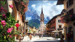 ️ Cortina d'Ampezzo Italy,  4K UHD Walking Tour