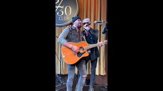 Band hears their song being played in Nashville and climbs on stage! 