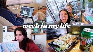 a week in my life as indie author *feat. @nataliejaneshields, reading, cleaning, and more!*