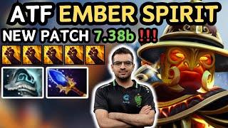  NEW PATCH 7.38b - 21 KILLS Ammar EMBER SPIRIT Midlane Gameplay  ATF Perspective - Dota 2