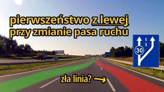 Pasy ruchu powolnego. Błąd w przepisach sprzed 20 lat wymusza zmianę ich oznakowania poziomego.