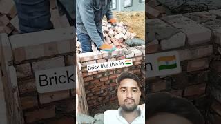 Red brick laying  #brickwork #building #construction