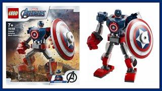 Lego Marvel 76168 | Captain America Mech Armor | Unboxing and Speedbuild for Collectors