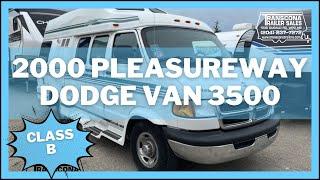 2000 Pleasure Way Ram Van 3500. Stock# 13299A