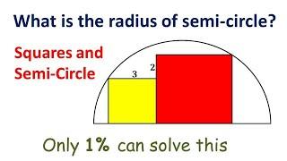 What is radius of semi–circle? | Viral Math Problem