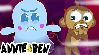 The Ghost Host | Scary Halloween Cartoons for Kids by The Adventures of Annie and Ben!