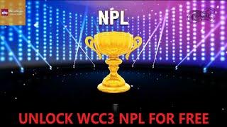 UNLOCK WCC3 "NPL" FOR FREE