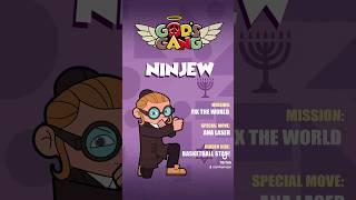 Introducing Ninjew! Tough, fun-loving, #ninjitsu fighter! #godsgang #love #unity #kindness #ninja