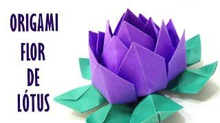 Flor de Lótus Origami | Lotus Flower Origami