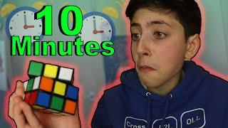 I Attempted To Solve a RUBIX Cube in 10 Minutes